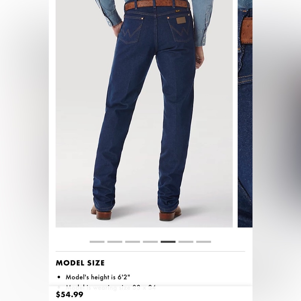Men’s Wrangler Jeans 1013MWZDD size 30x32